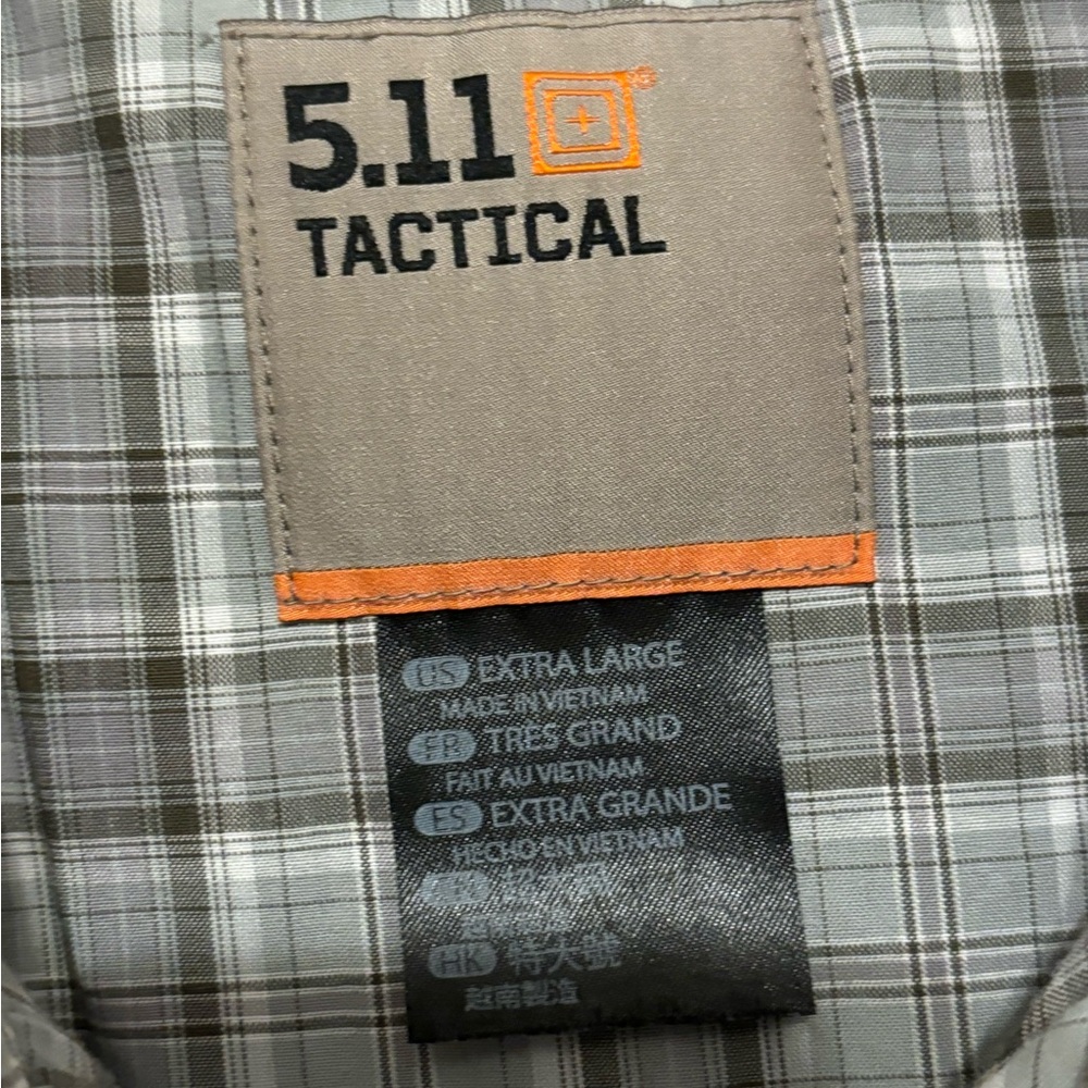 5.11 Tactical Men’s Button Down Short Sleeve Shirt - Picture 2 of 2
